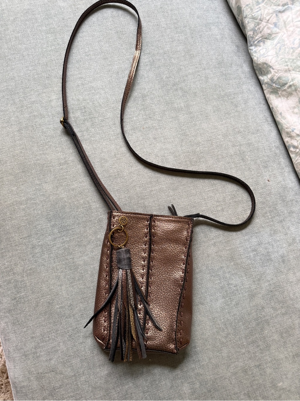 THE SAK Women's Los Feliz Mini Crossbody In Bronze